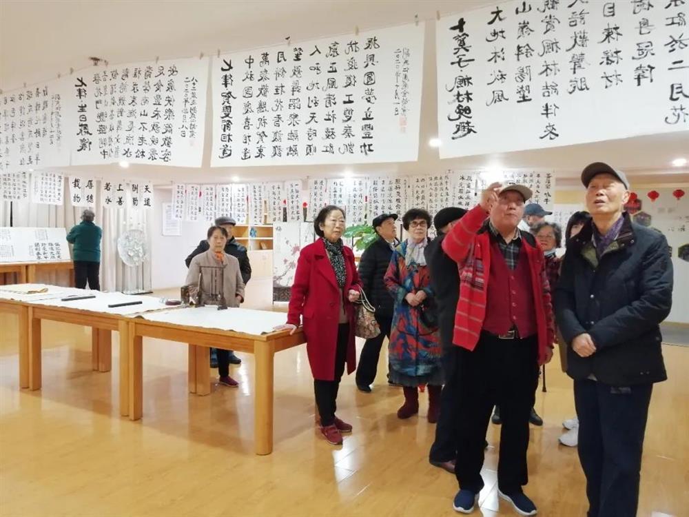 成都养老院书画展